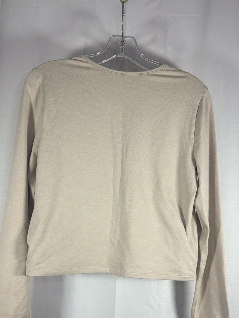 EUC VUORI Women’s Halo Button-Front Stretch Cardigan in Light Beige Sz M - Picture 5 of 5